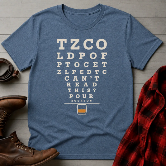 Bourbon Eye Chart T-Shirt