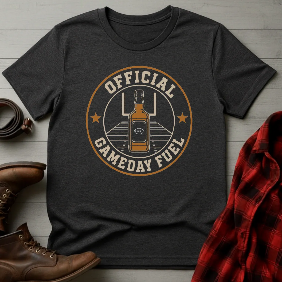 Bourbon Official Gameday Fuel Football T-Shirt