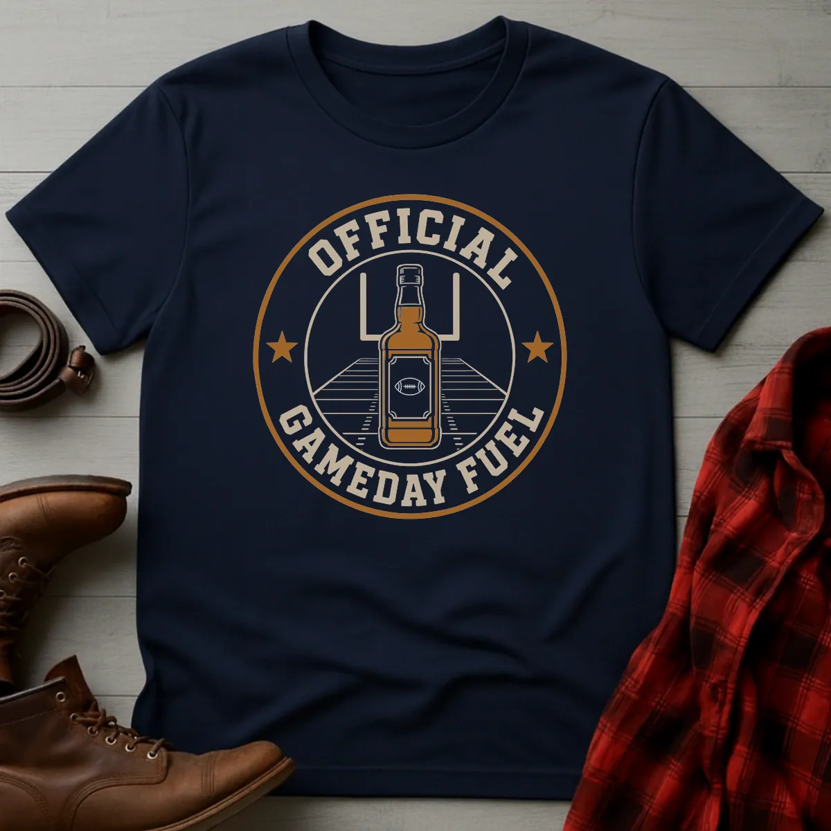 Bourbon Official Gameday Fuel Football T-Shirt