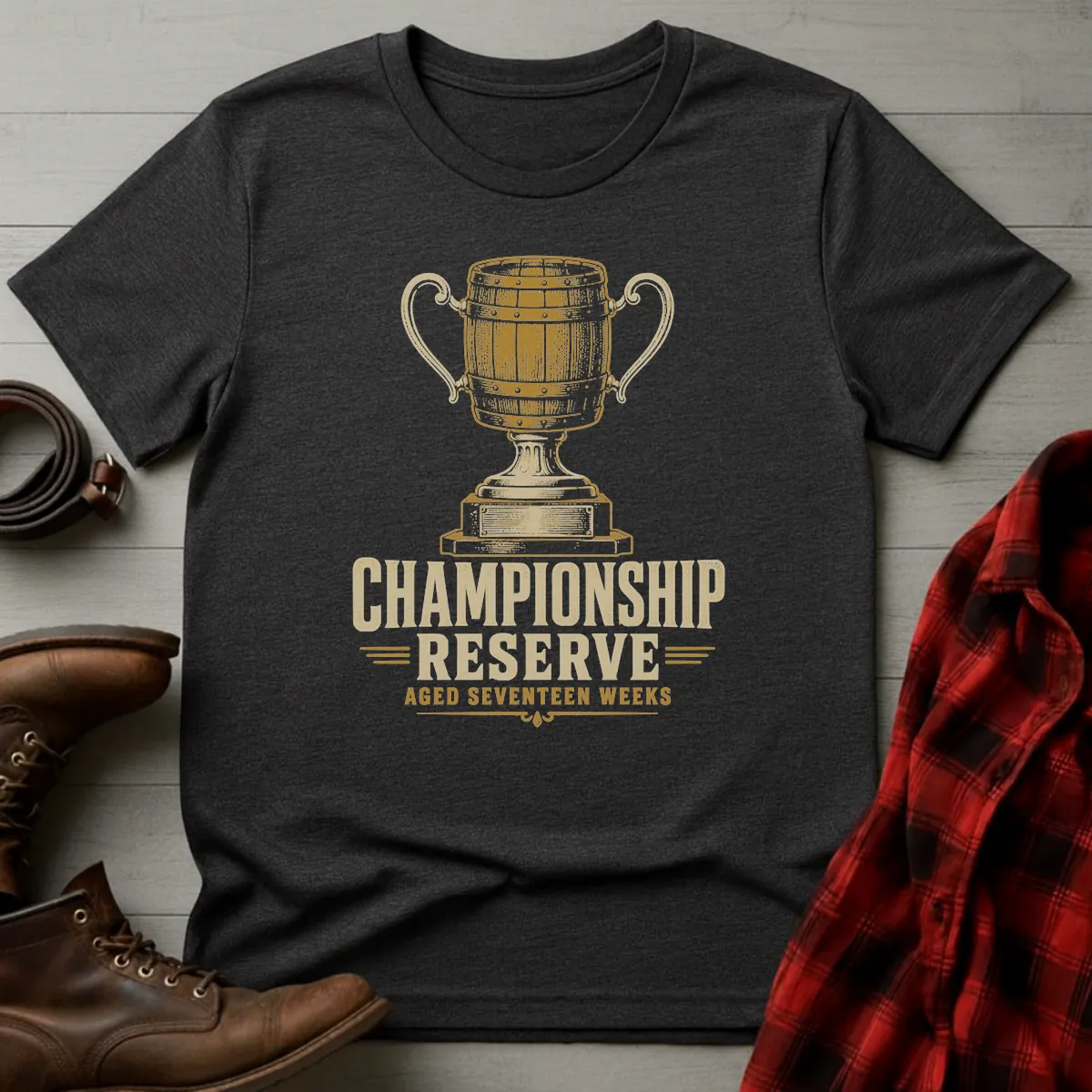 Championship Reserve Bourbon Fantasy Football T-Shirt