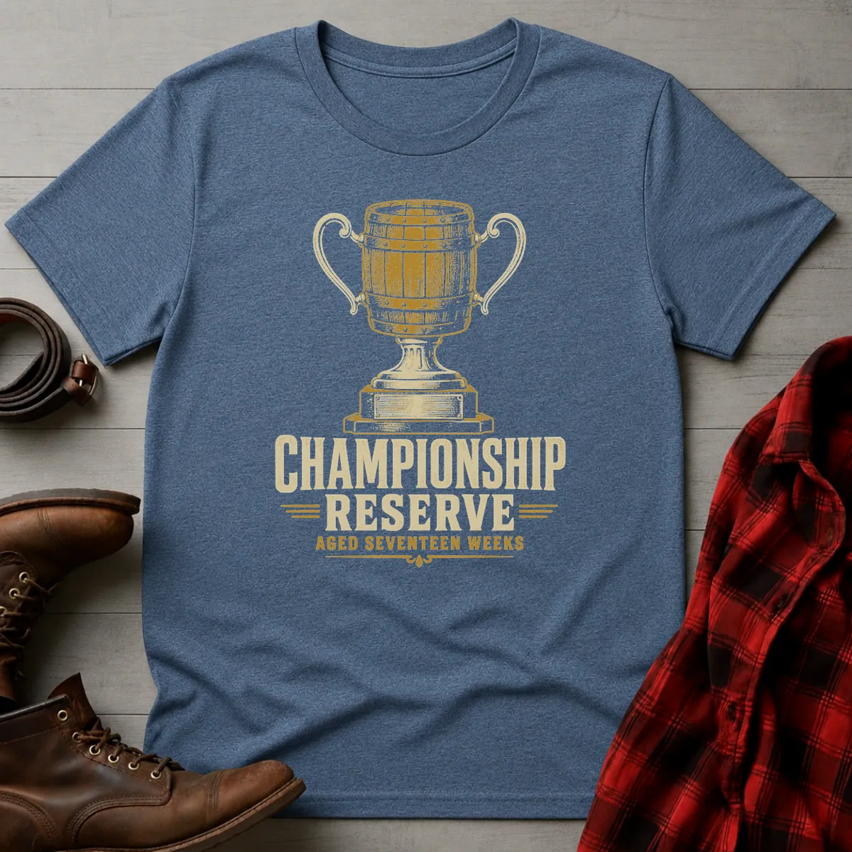 Championship Reserve Bourbon Fantasy Football T-Shirt