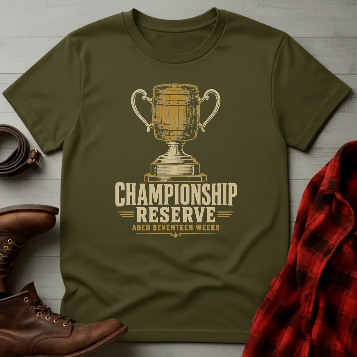Championship Reserve Bourbon Fantasy Football T-Shirt