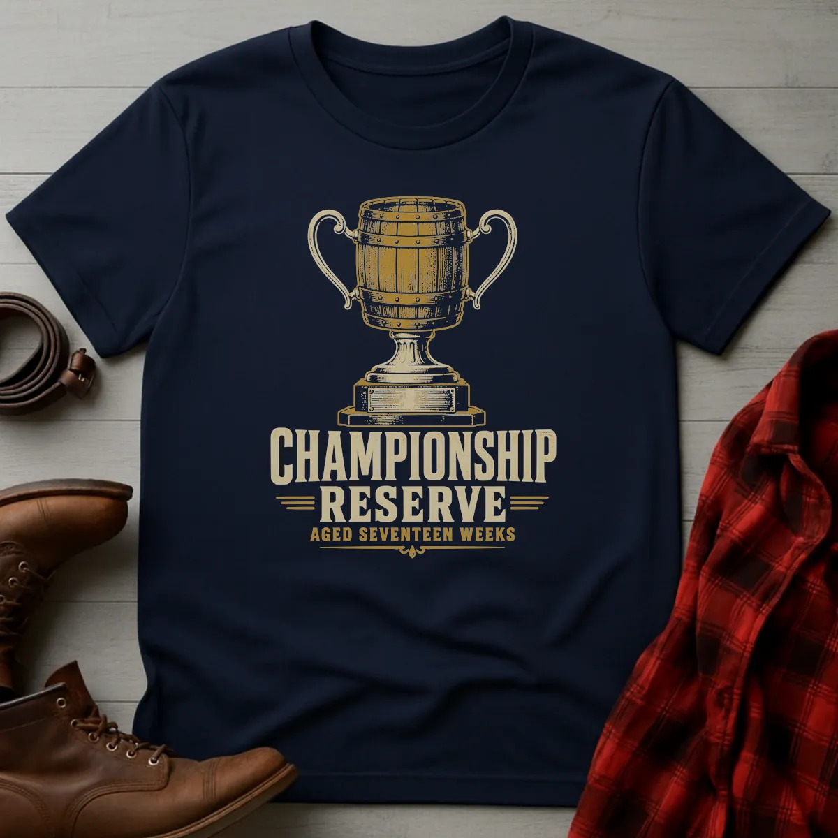 Championship Reserve Bourbon Fantasy Football T-Shirt