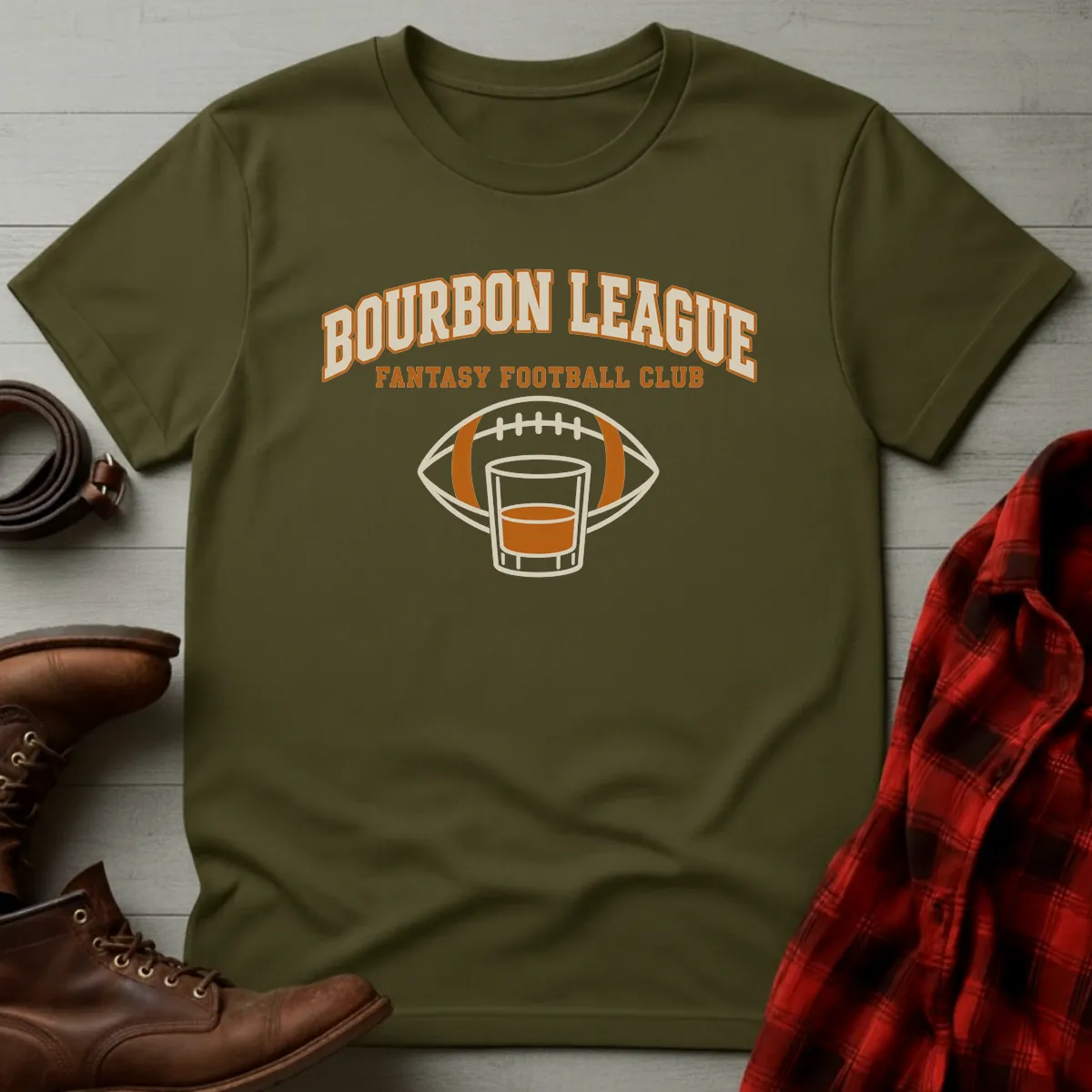 Bourbon League Fantasy Football T-Shirt