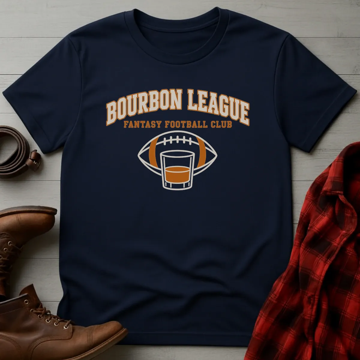 Bourbon League Fantasy Football T-Shirt