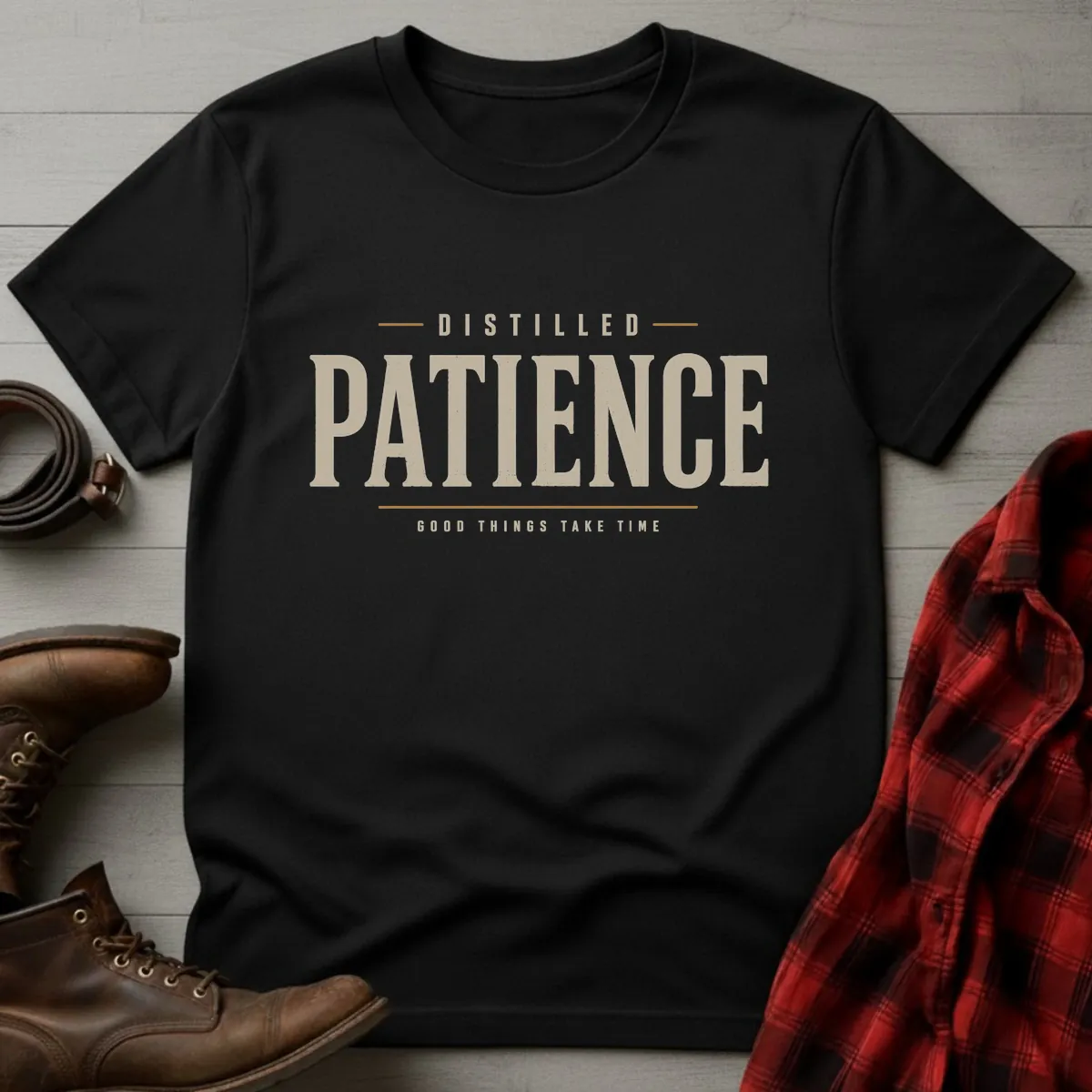 Distilled Patience Whiskey T-Shirt