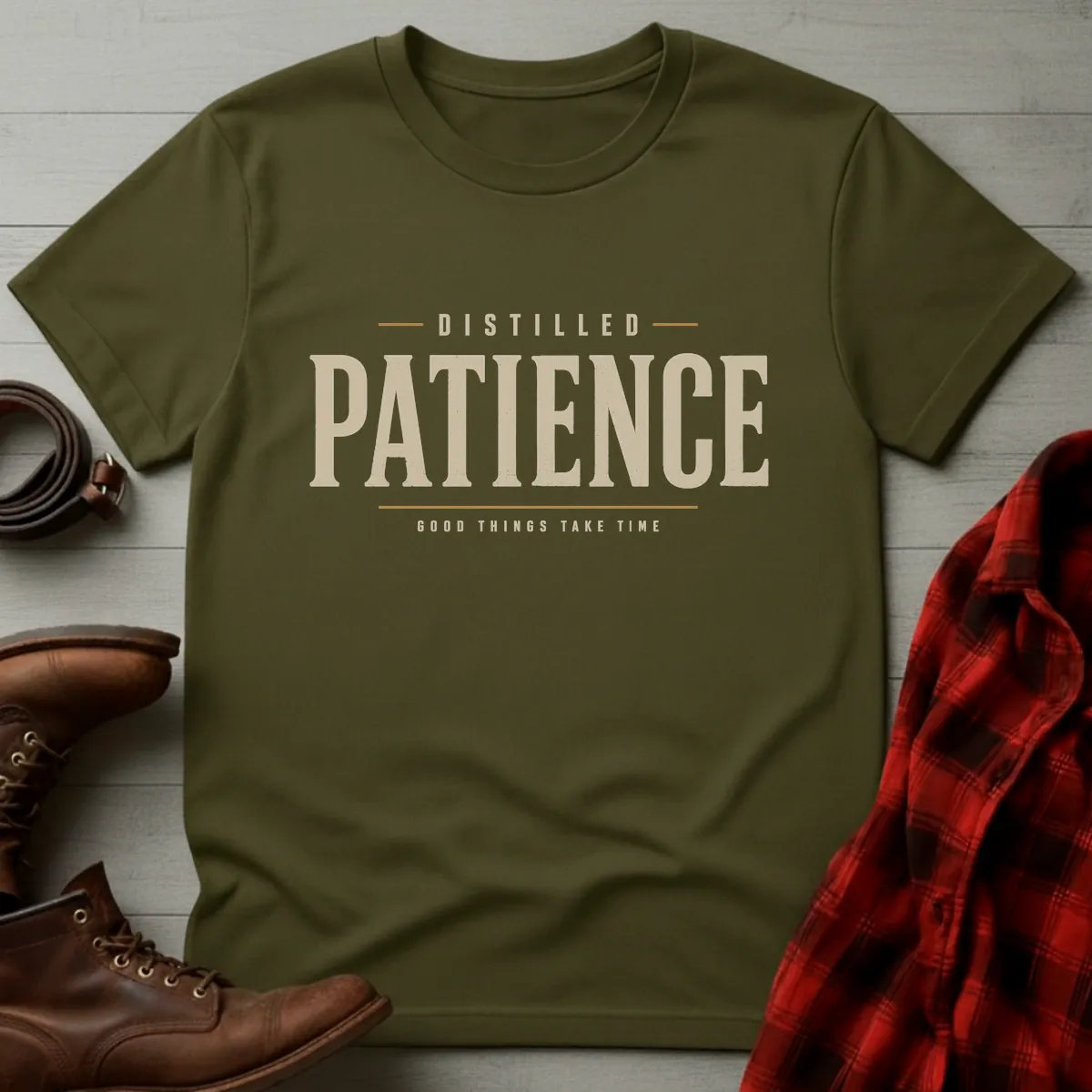 Distilled Patience Whiskey T-Shirt
