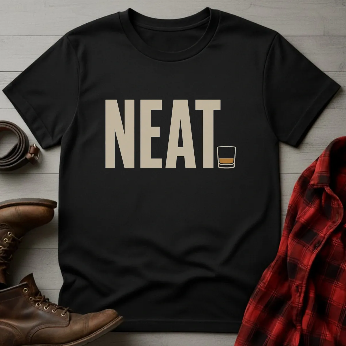 Neat Period Whiskey T-Shirt