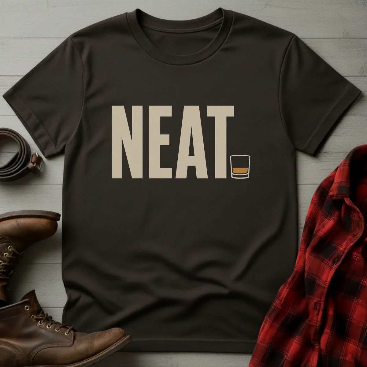 Neat Period Whiskey T-Shirt