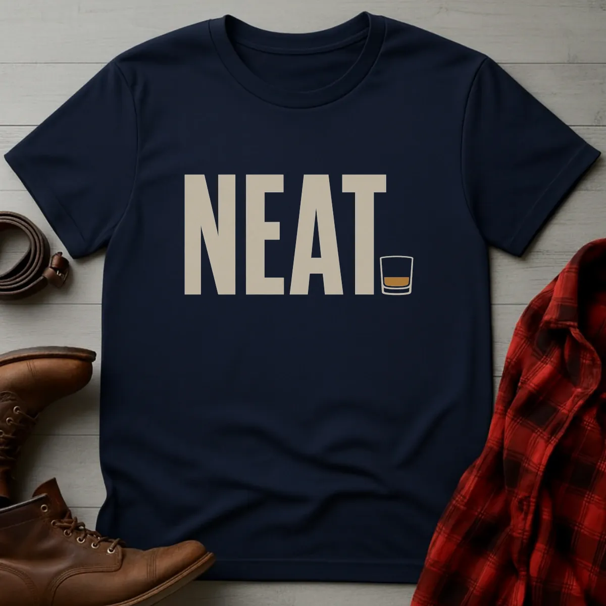 Neat Period Whiskey T-Shirt