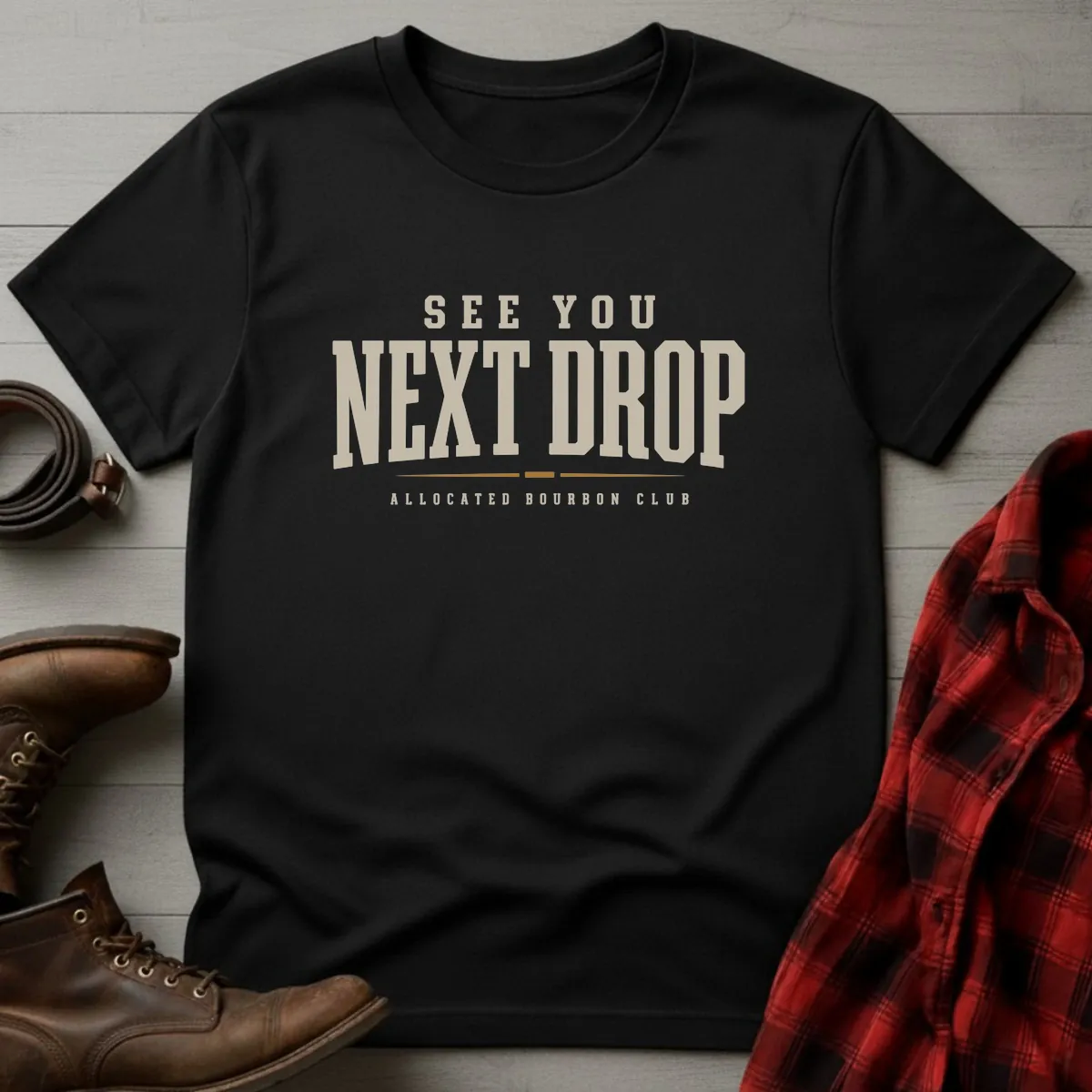 See You Next Drop Allocated Bourbon T-Shirt