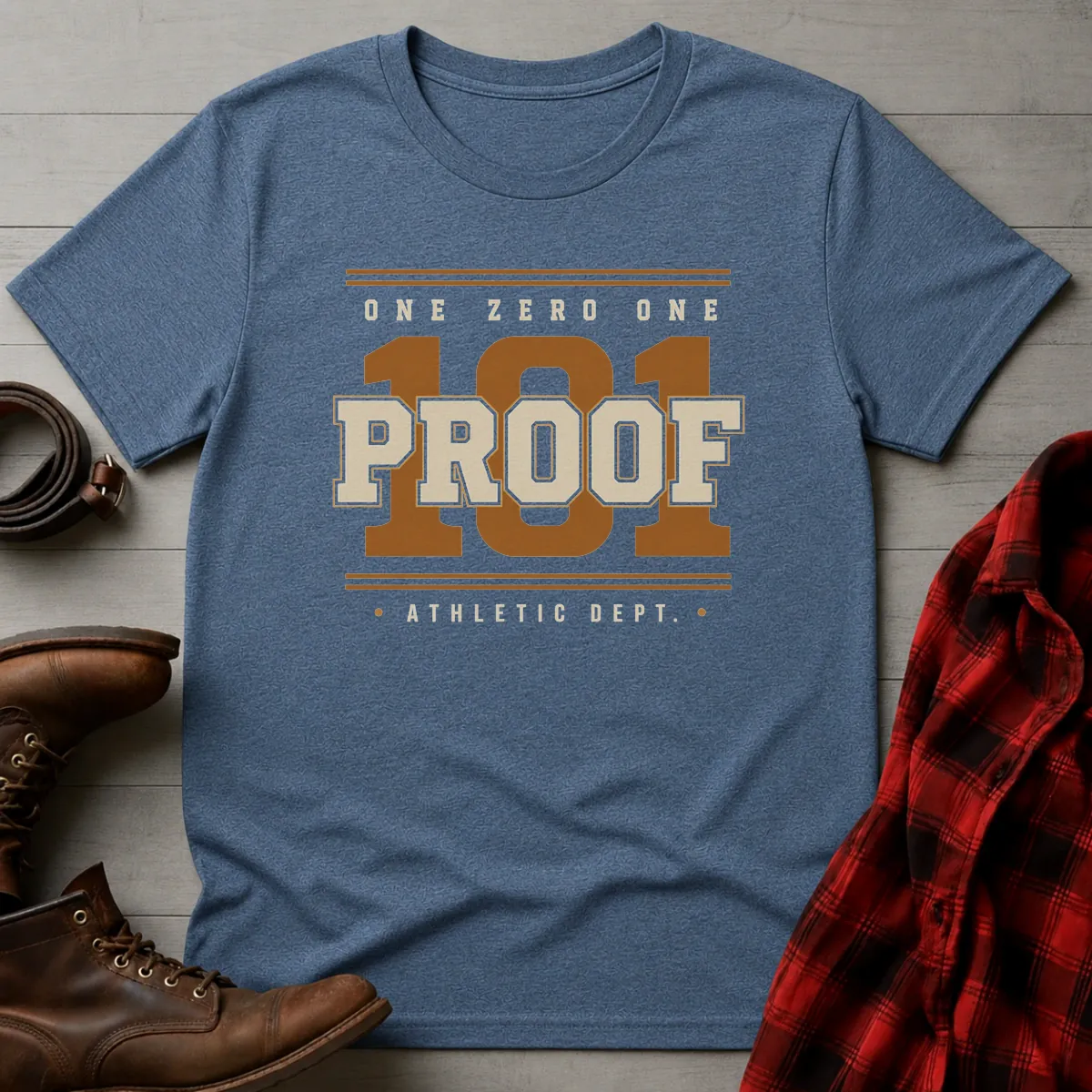 101 Proof Whiskey Athletic Dept T-Shirt