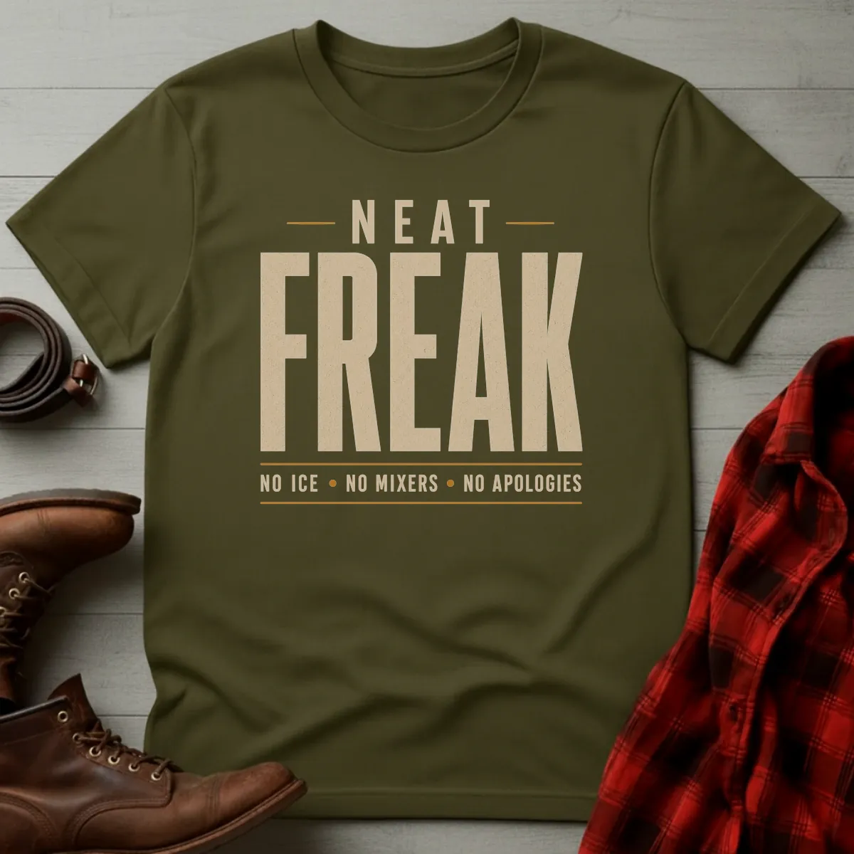 Neat Freak Typography T-Shirt
