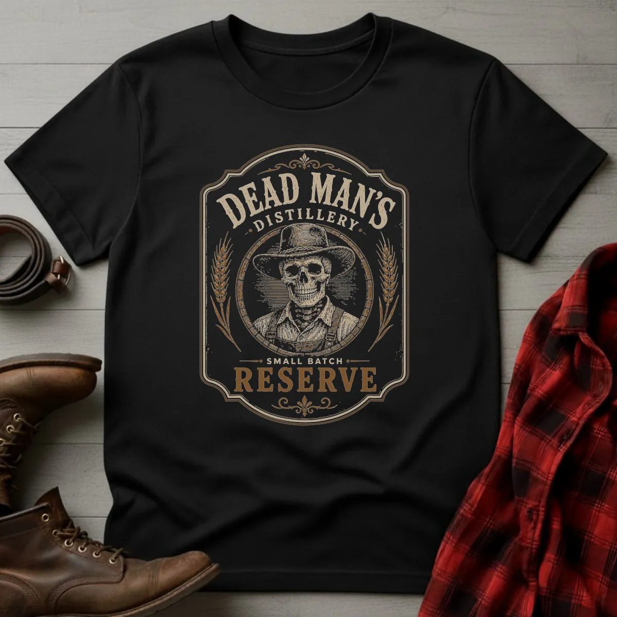 Dead Man's Distillery WhiskeyT-Shirt