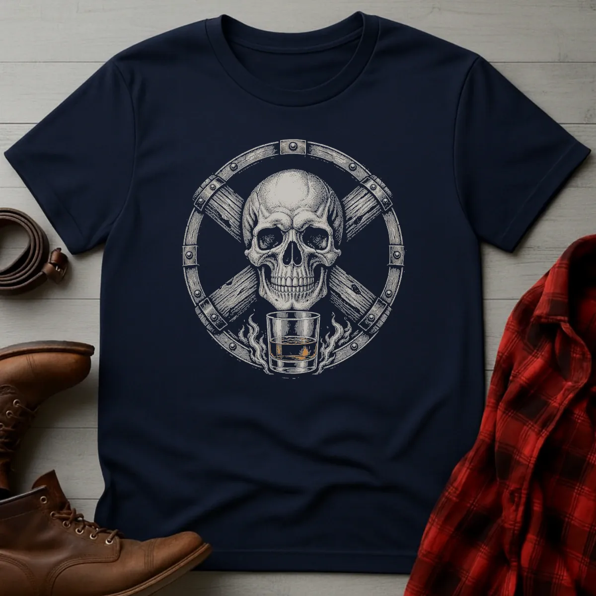 Skull Barrel Whiskey T-Shirt