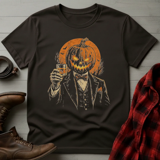 Jack O'Lantern Whiskey Toast T-Shirt