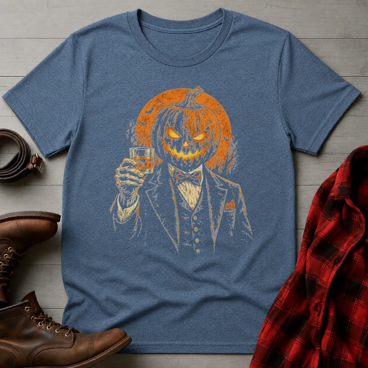 Jack O'Lantern Whiskey Toast T-Shirt
