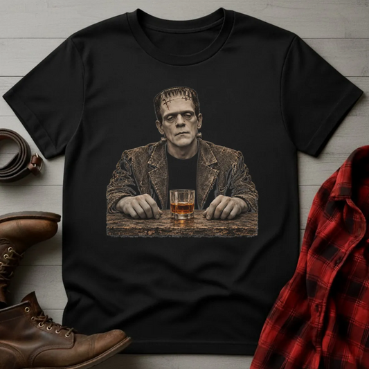 Whiskey Frankenstein Monster T-Shirt