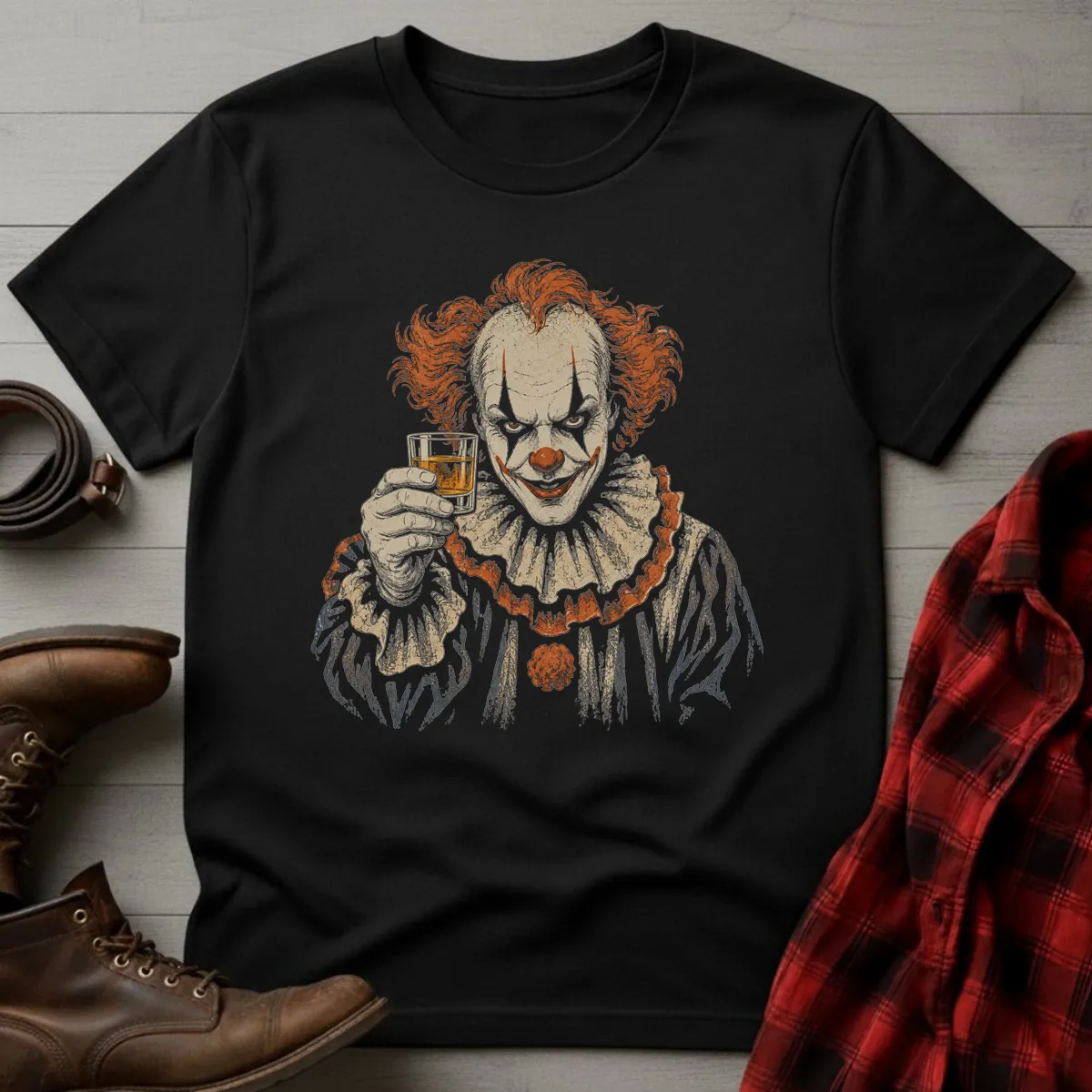 Whiskey Clown Toast T-Shirt