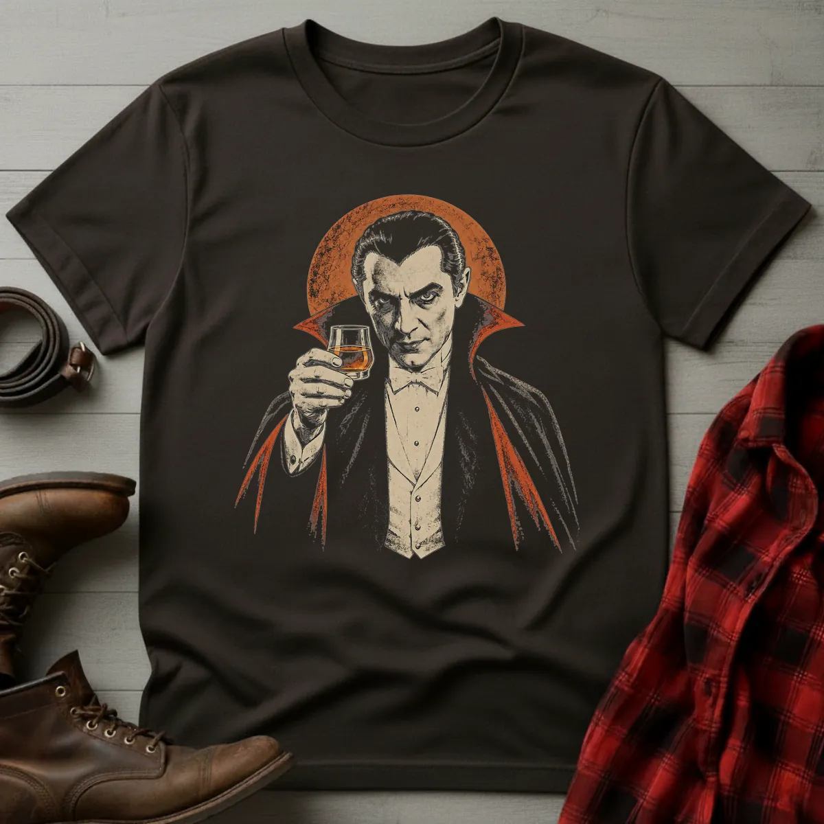 Whiskey Vampire Toast T-Shirt