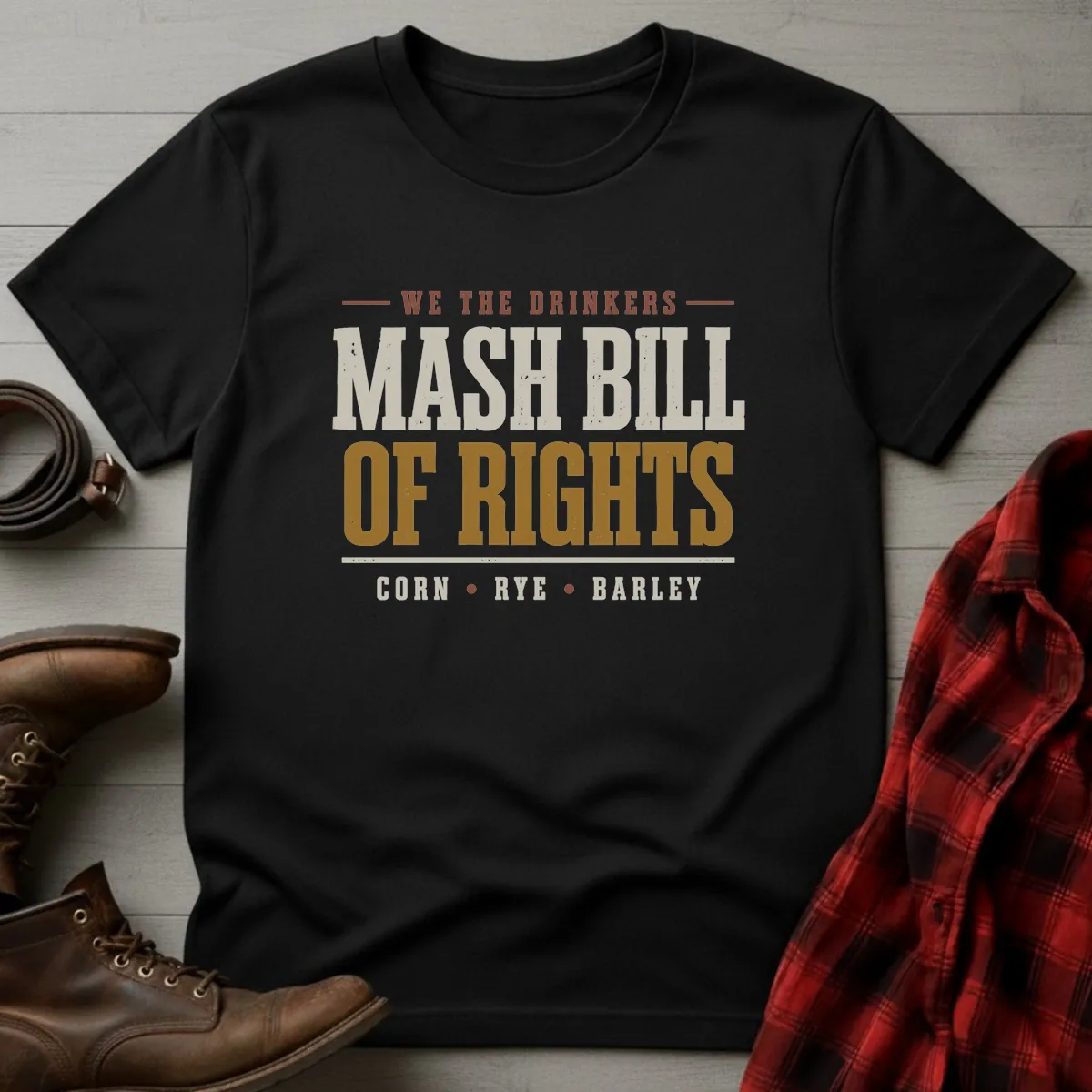 Mash Bill of Rights Whiskey T-Shirt