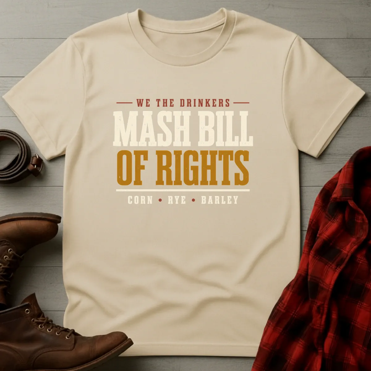 Mash Bill of Rights Whiskey T-Shirt