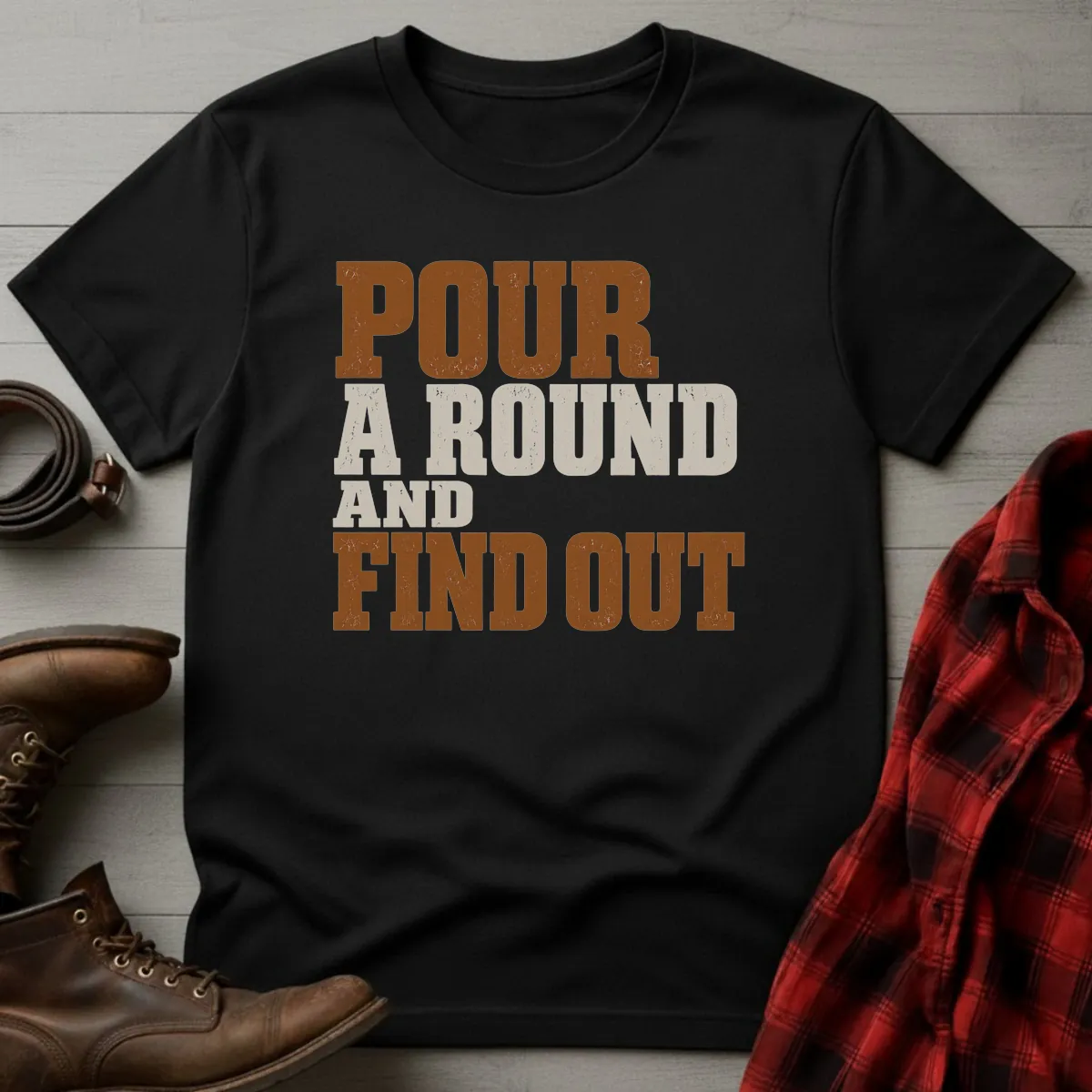 Pour A Round Whiskey T-Shirt