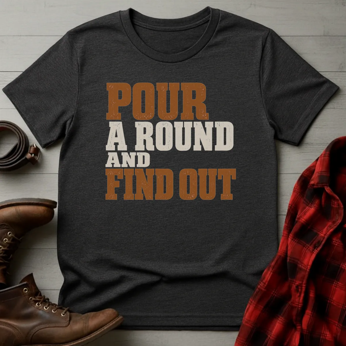 Pour A Round Whiskey T-Shirt