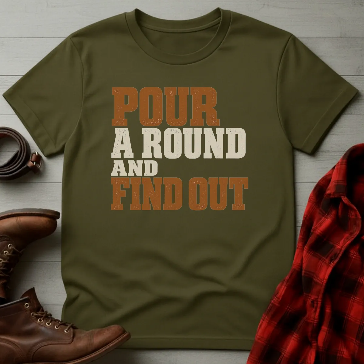 Pour A Round Whiskey T-Shirt