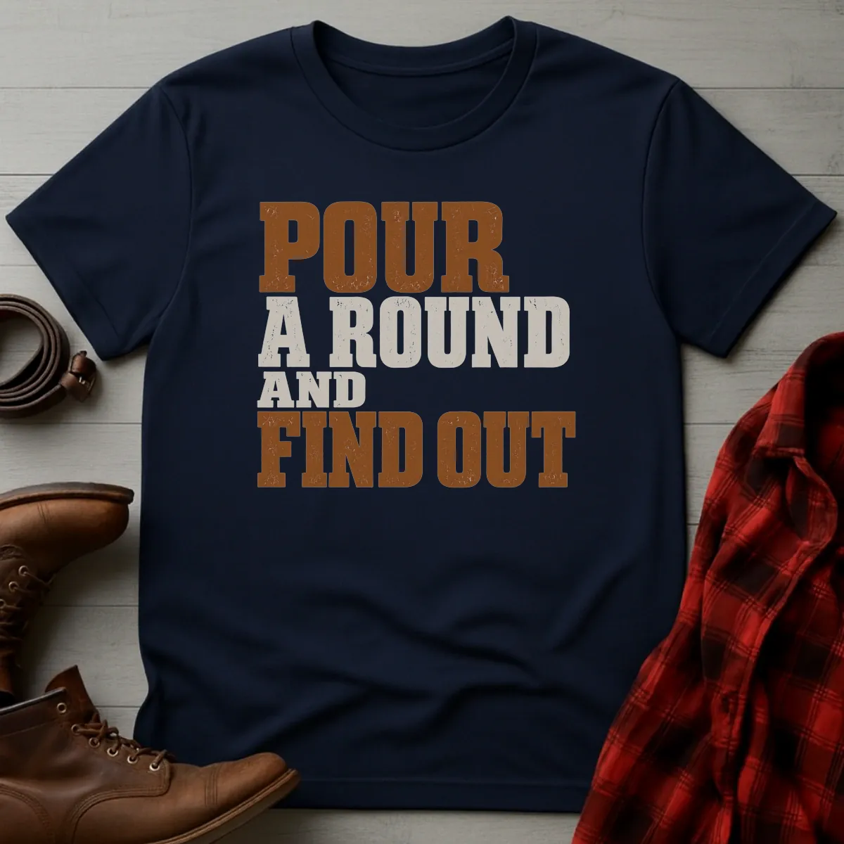 Pour A Round Whiskey T-Shirt