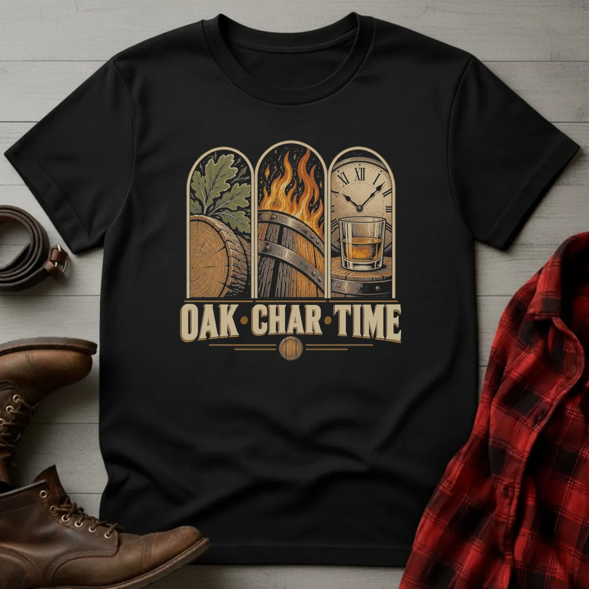 Oak Char Time Whiskey T-Shirt