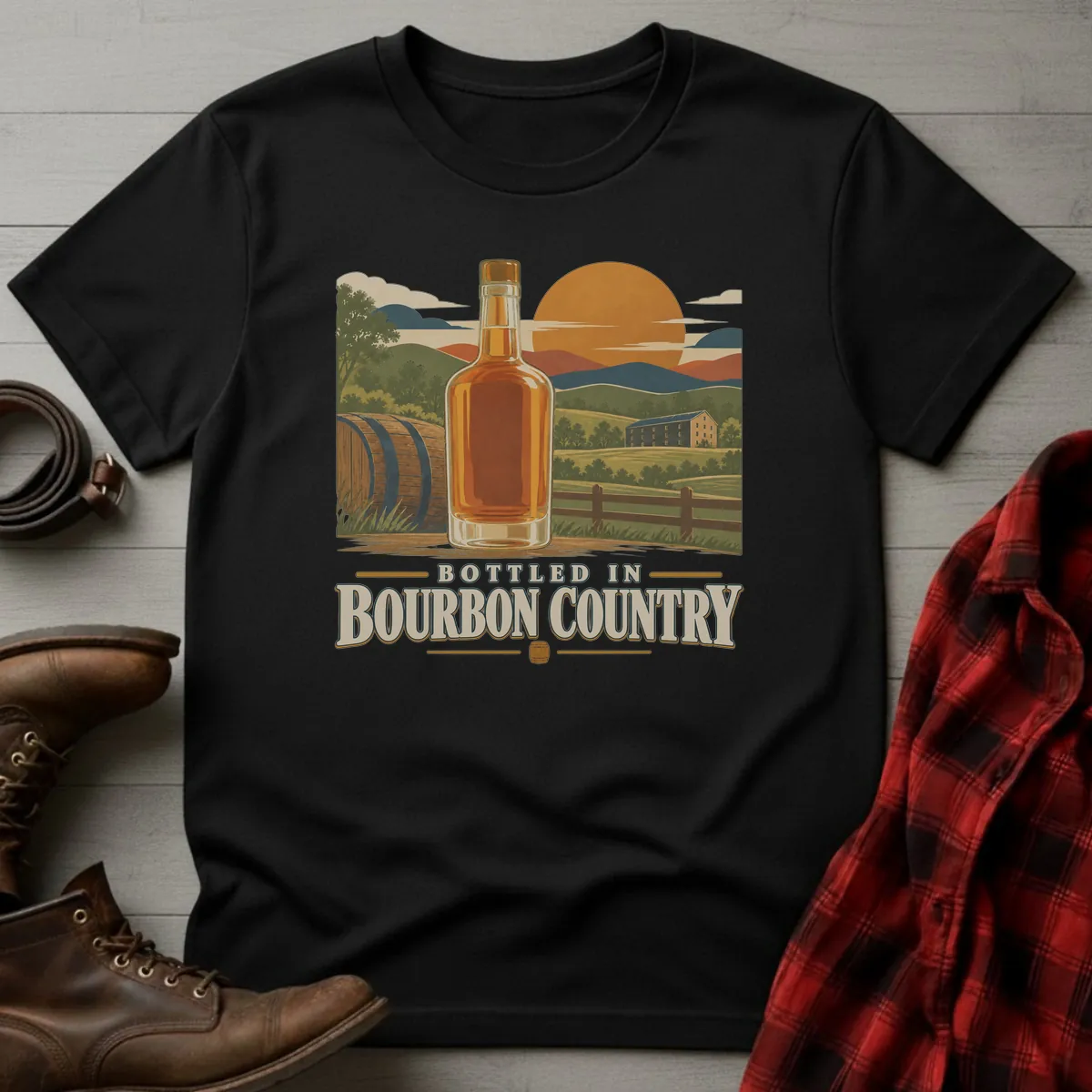 Bottled in Bourbon Country T-Shirt