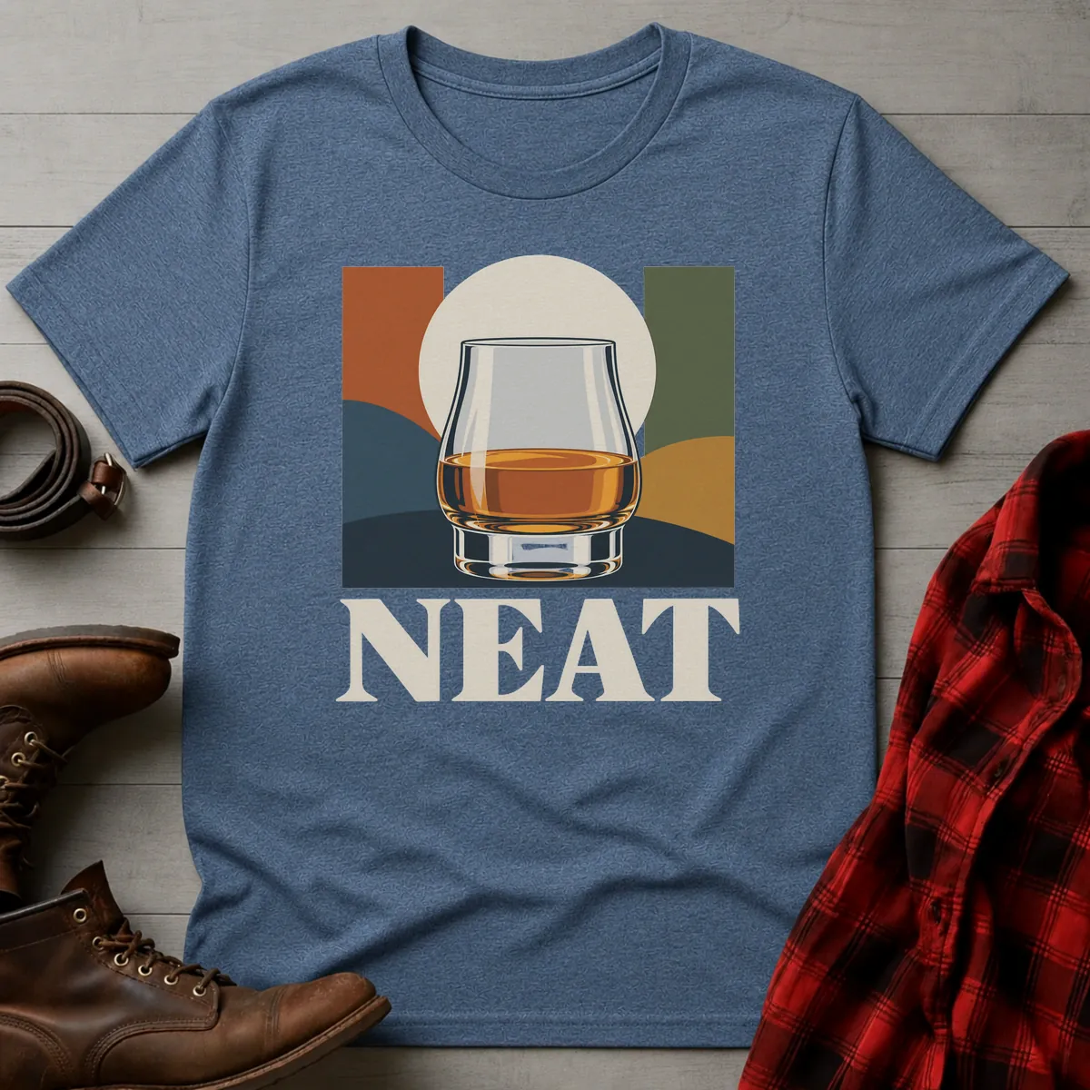 Neat Modern Whiskey T-Shirt