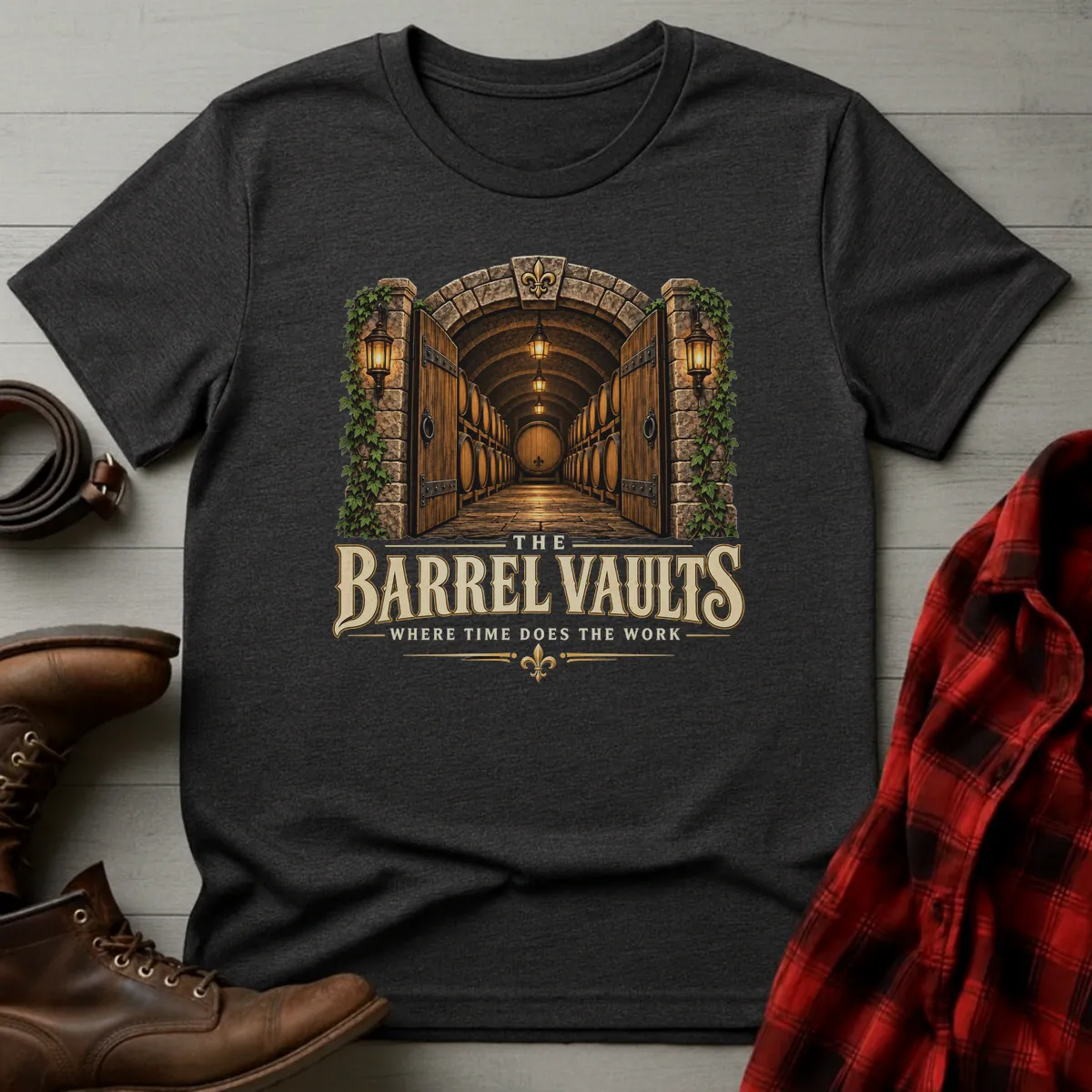 The Barrel Vaults Whiskey T-Shirt
