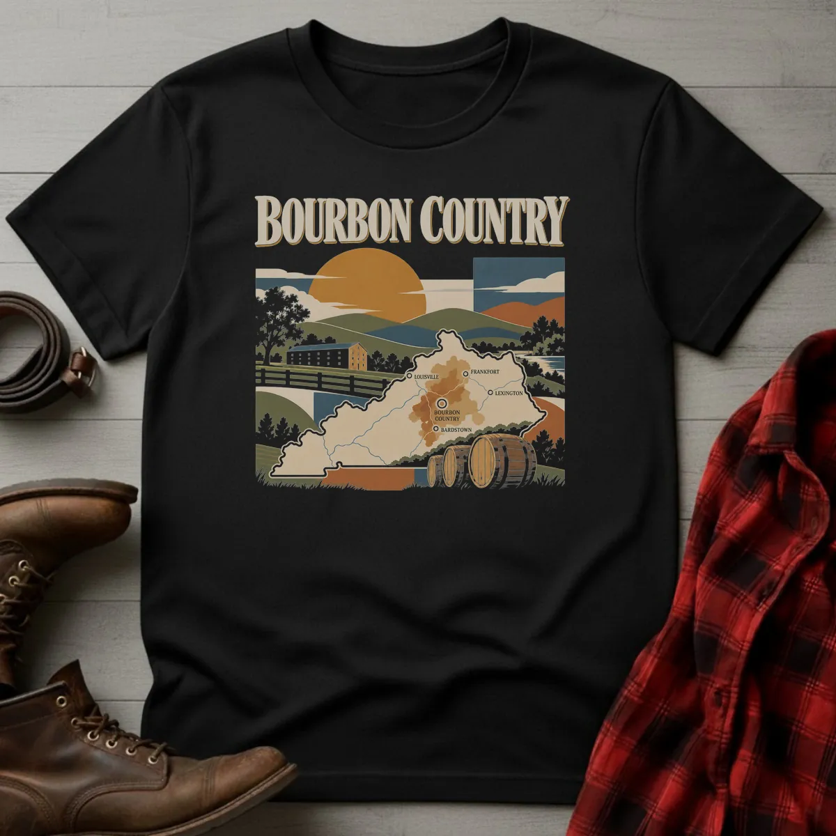 Bourbon Country Kentucky T-Shirt