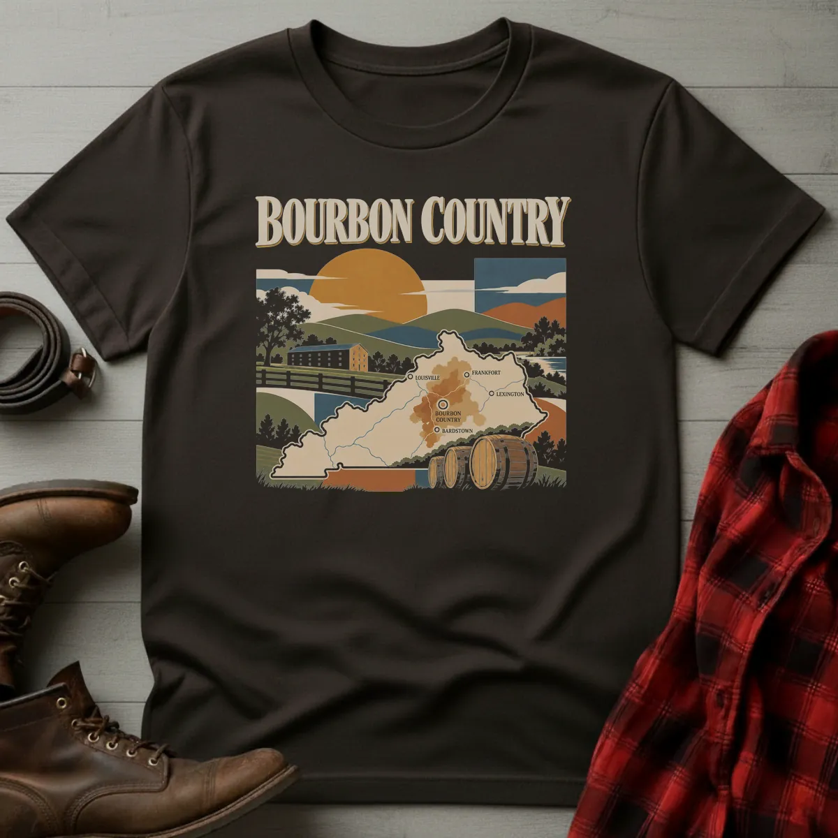 Bourbon Country Kentucky T-Shirt