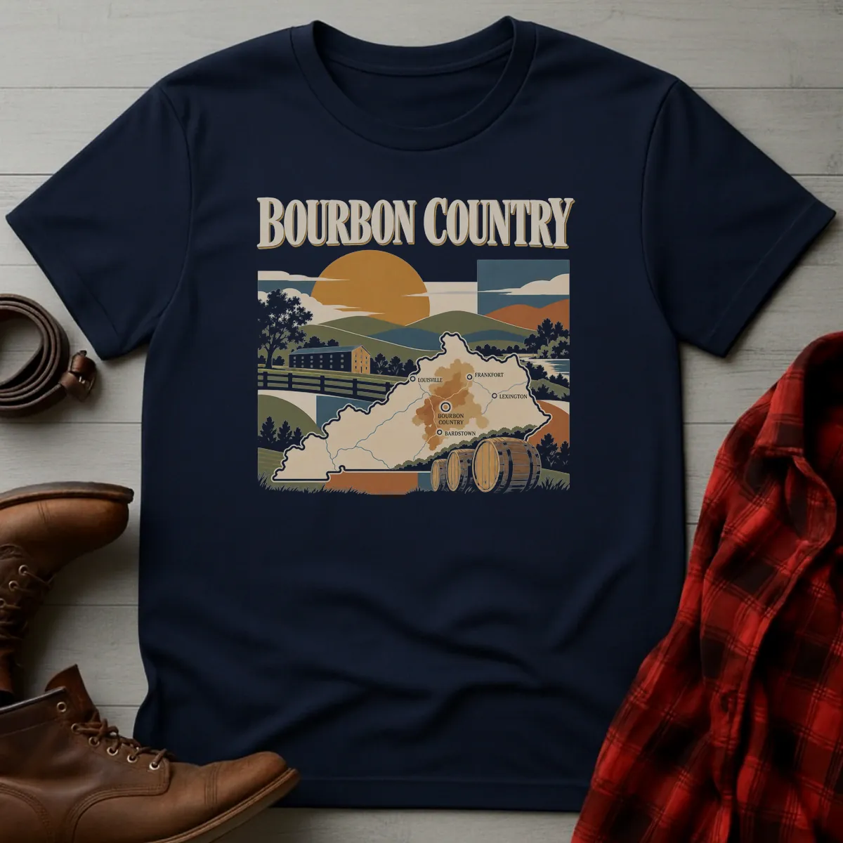Bourbon Country Kentucky T-Shirt