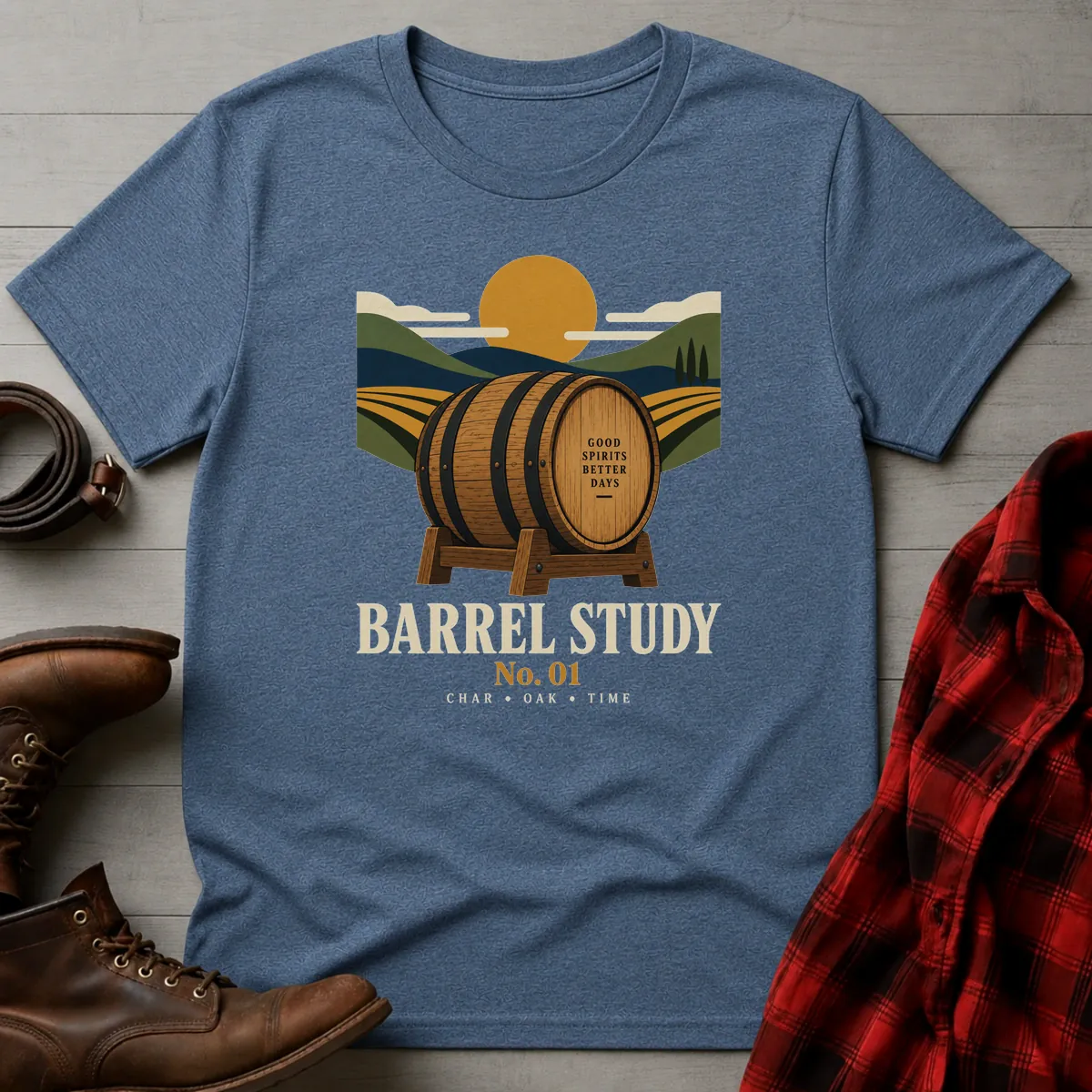 Barrel Study No. 01 Whiskey T-Shirt