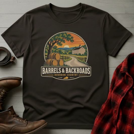 Barrels & Backroads Bourbon T-Shirt