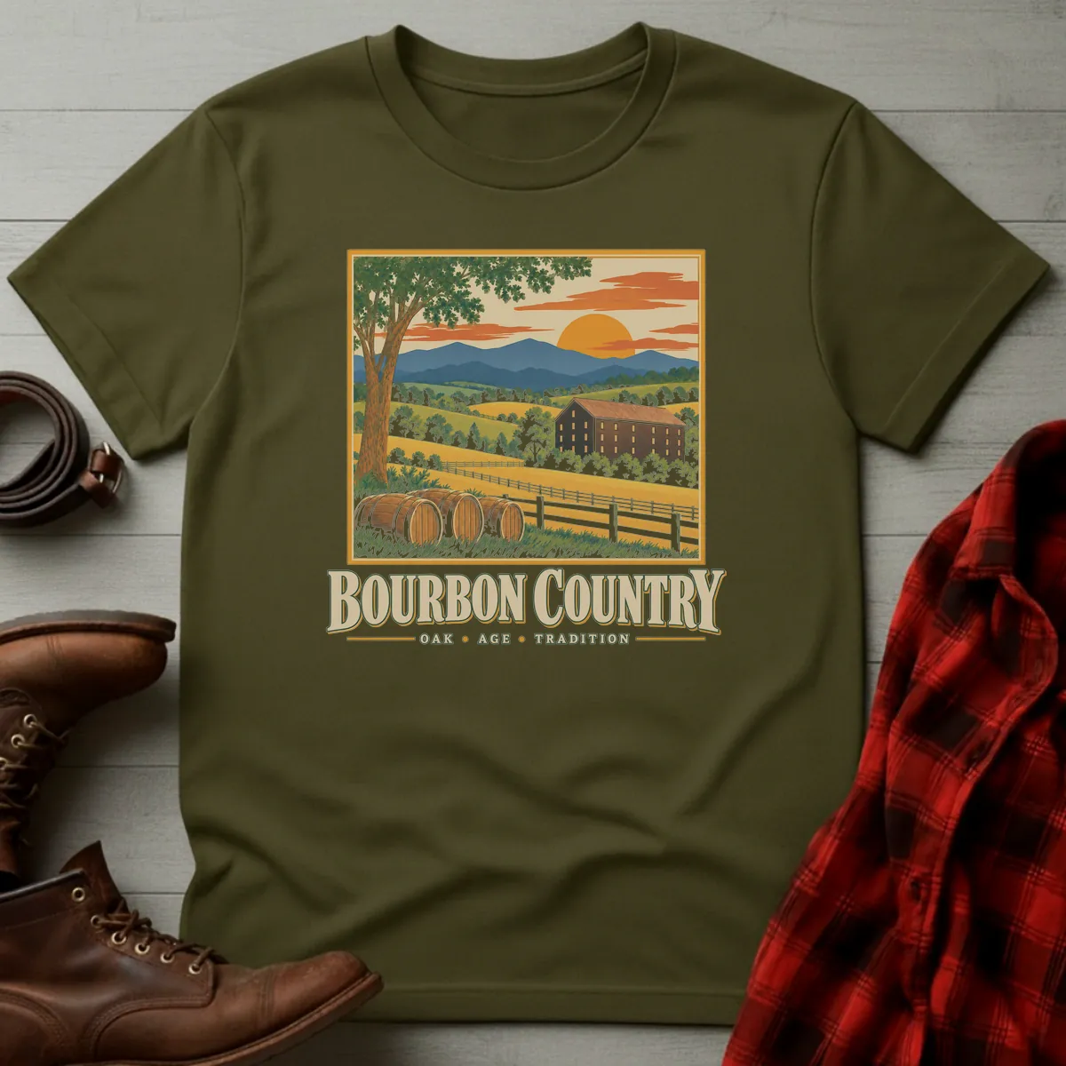 Bourbon Country Oak Age Tradition T-Shirt