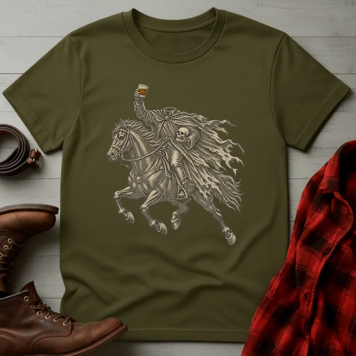 Headless Horseman Whiskey Toast T-Shirt