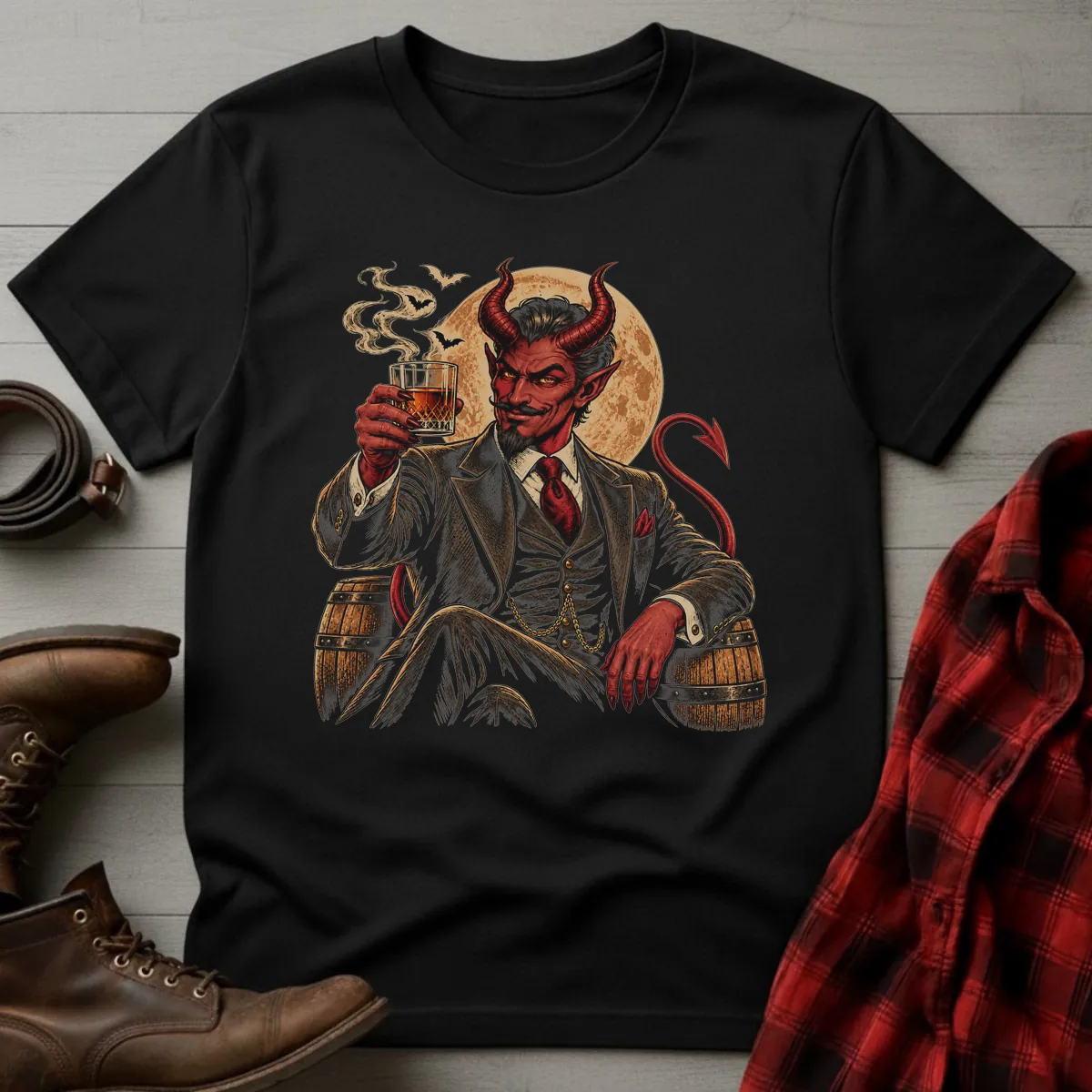 Devil Whiskey Toast T-Shirt