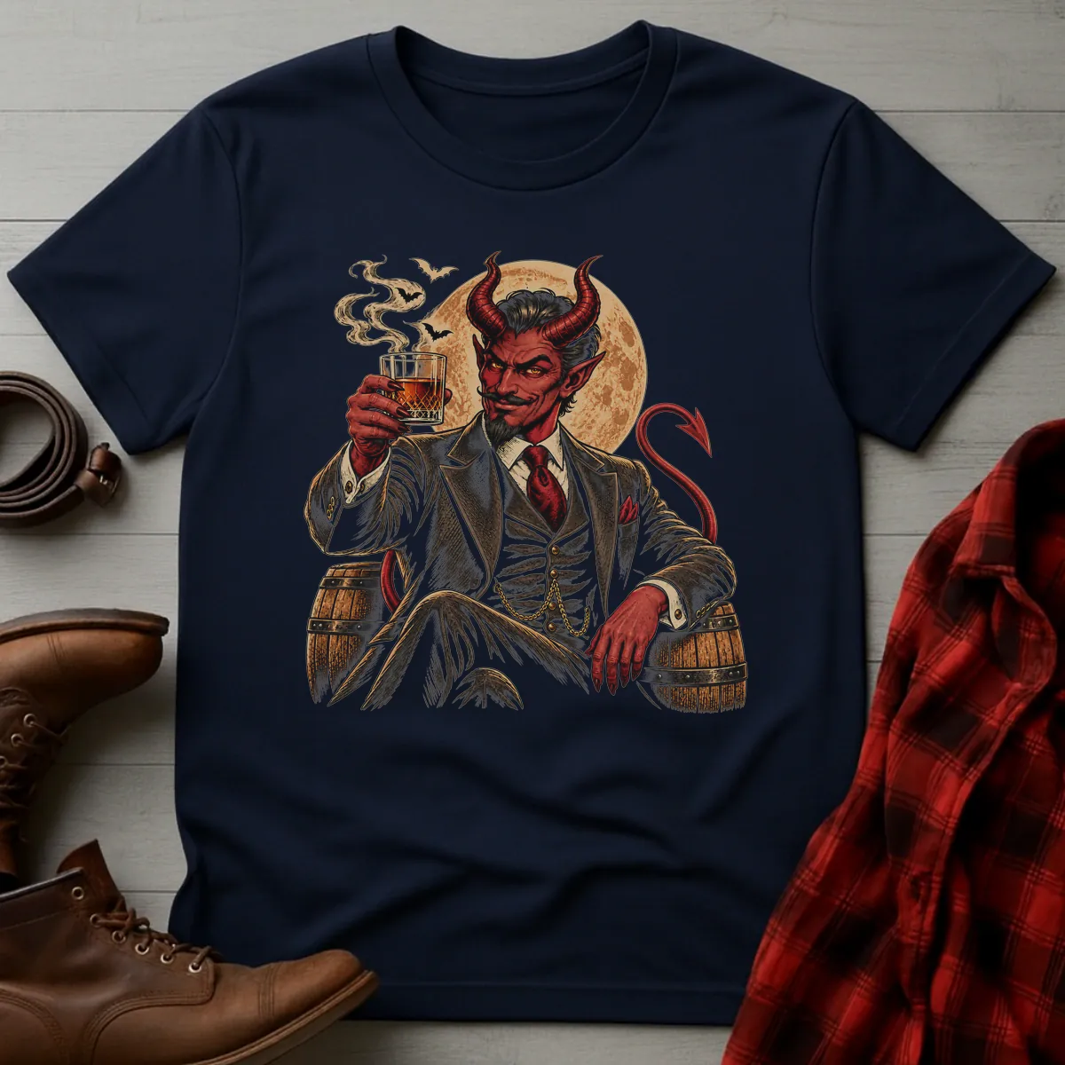 Devil Whiskey Toast T-Shirt