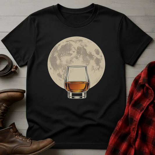 Full Moon Neat Whiskey T-Shirt