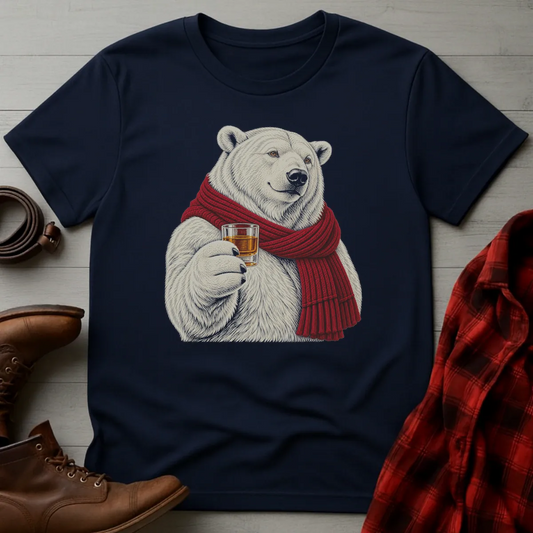 Polar Bear Whiskey Toast T-Shirt