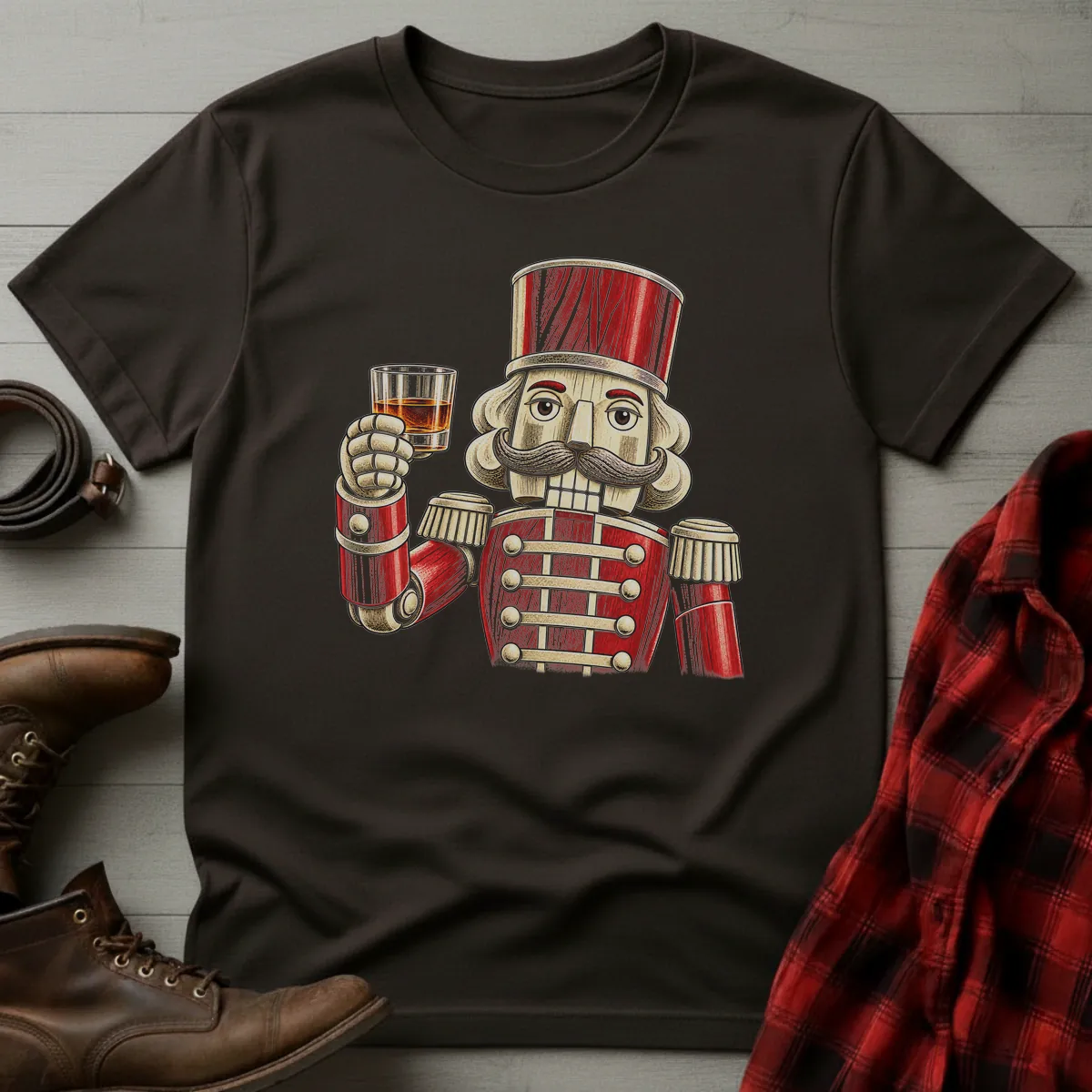 Nutcracker Whiskey Toast T-Shirt