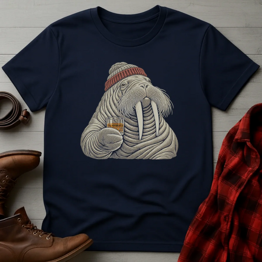 Walrus Whiskey Toast T-Shirt
