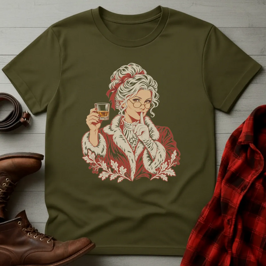 Mrs. Claus Whiskey Toast T-Shirt