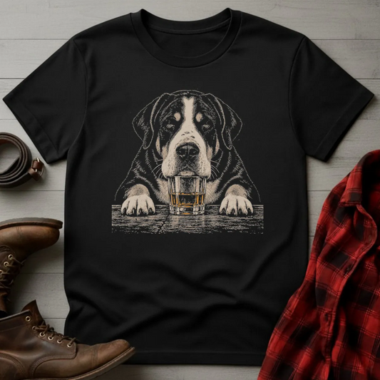 Whiskey Dog Greater Swiss Mountain T-Shirt