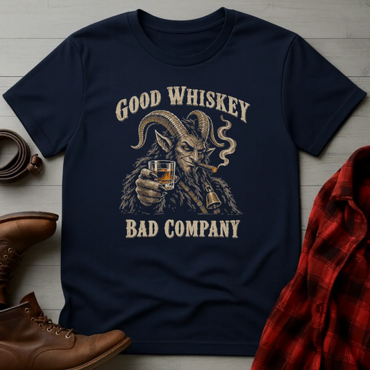 Good Whiskey Bad Company Krampus T-Shirt